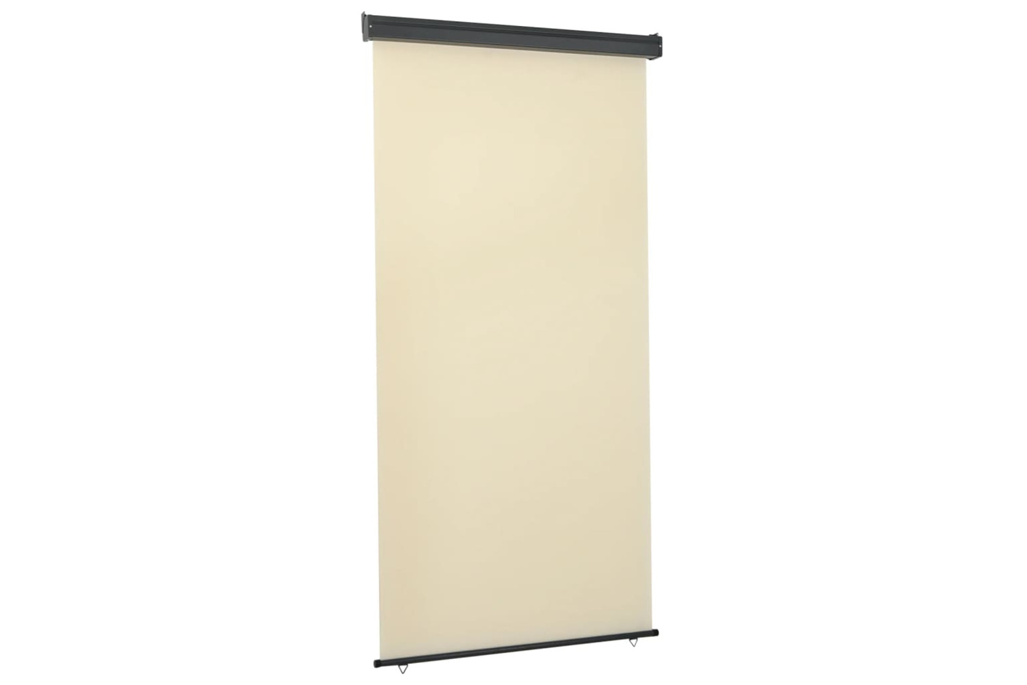 vidaXL Balcony Side Awning 122x250cm Cream