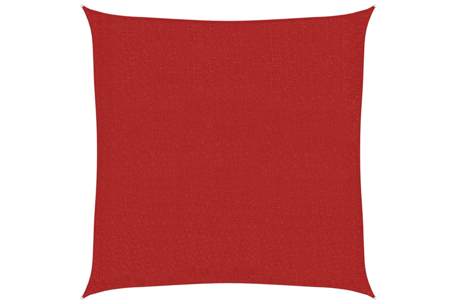 vidaXL 311605 Sunshade Sail 160 G/m² Red 3.6x3.6 M Hdpe