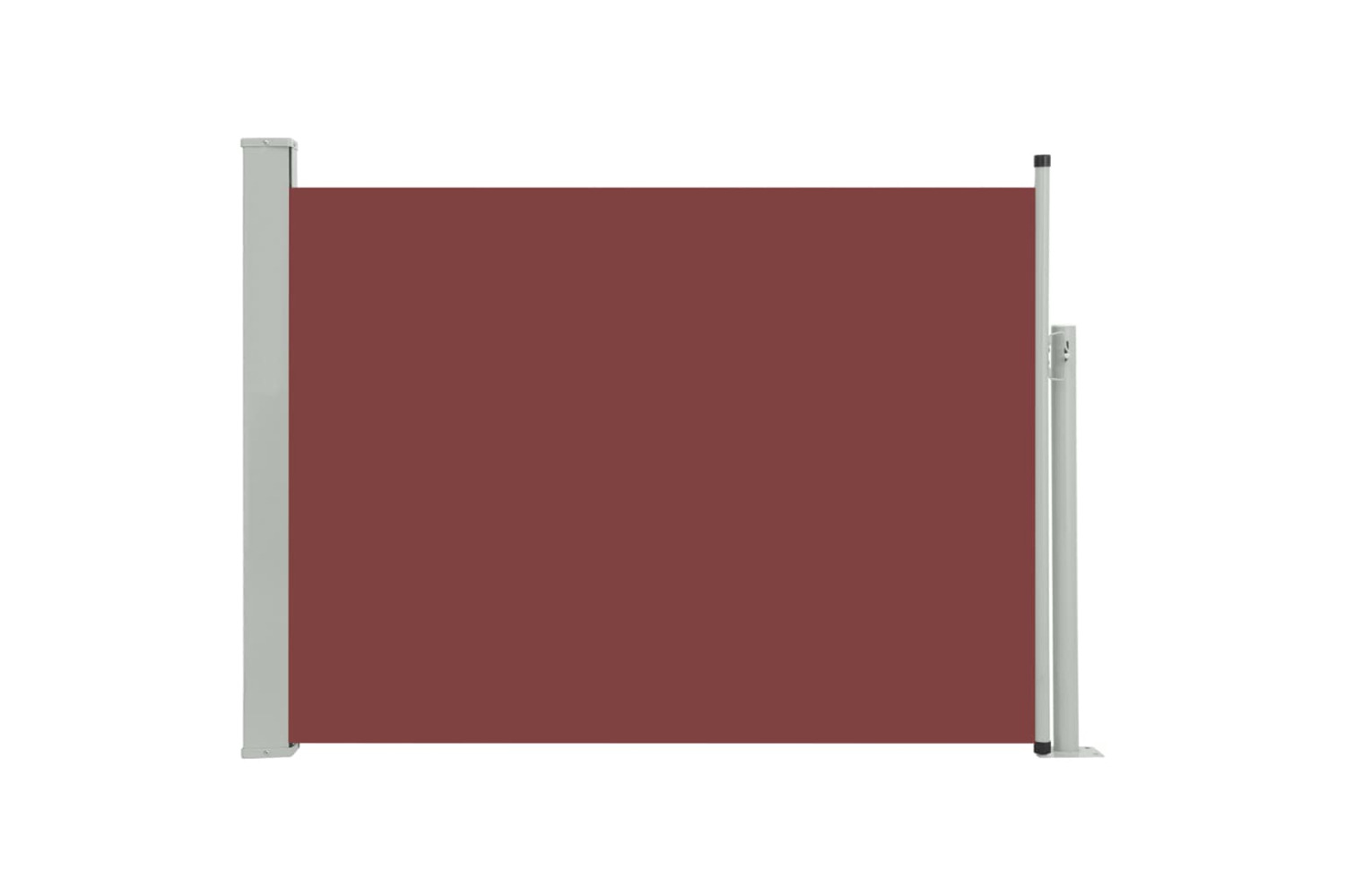 vidaXL 48387 Patio Retractable Side Awning 100x500cm Brown