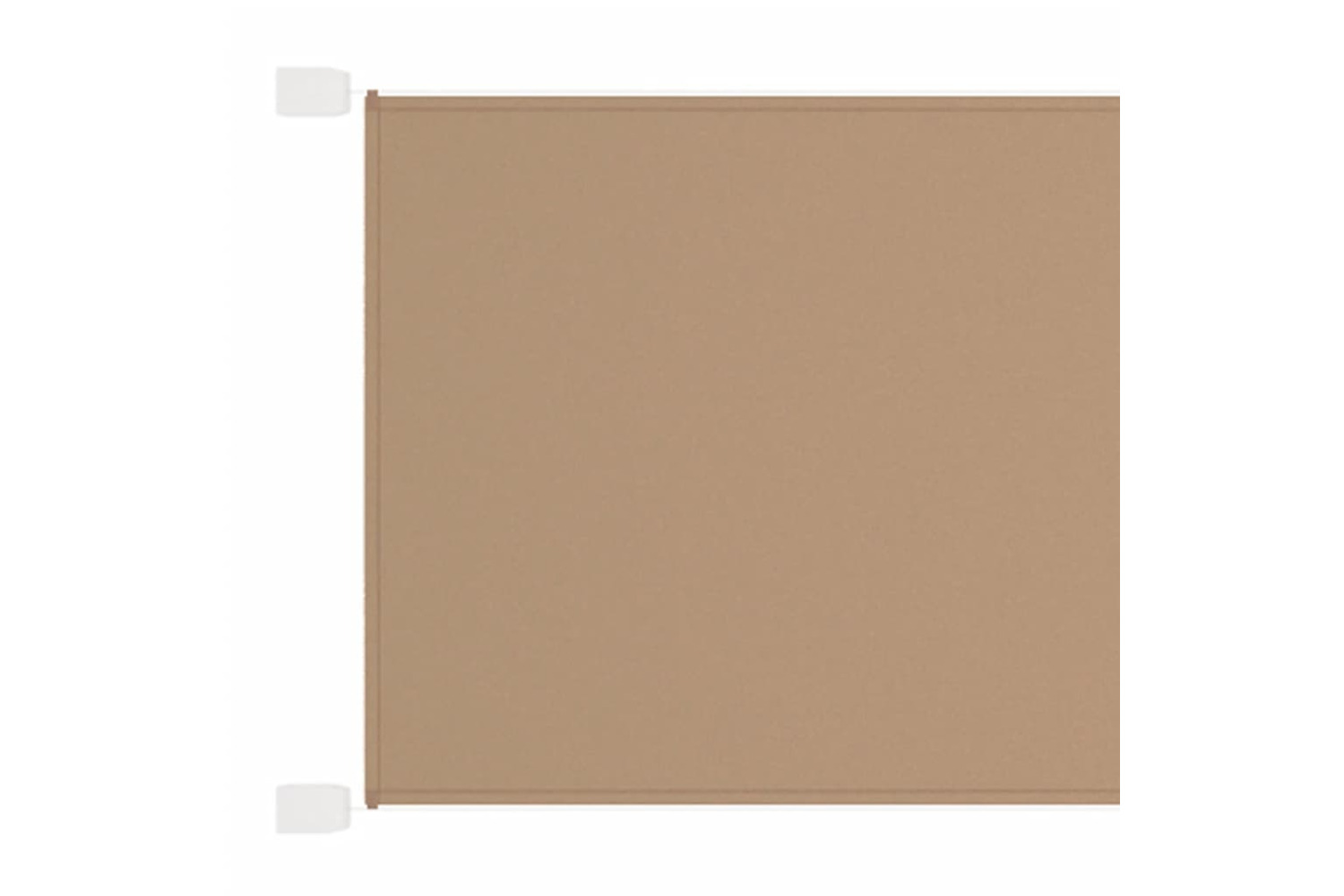 vidaXL 148400 Vertical Awning Taupe 60x1000cm Oxford Fabric