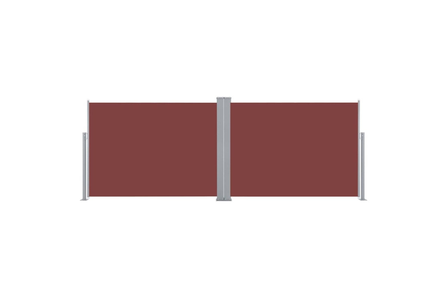 vidaXL 48481 Retractable Side Awning Brown 120x1000cm