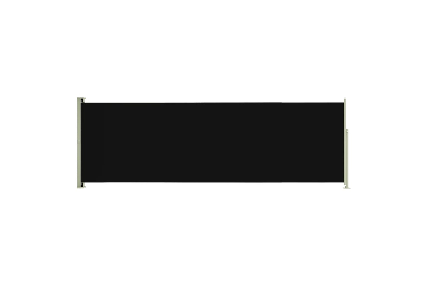 vidaXL 317970 Patio Retractable Side Awning 200x600cm Black