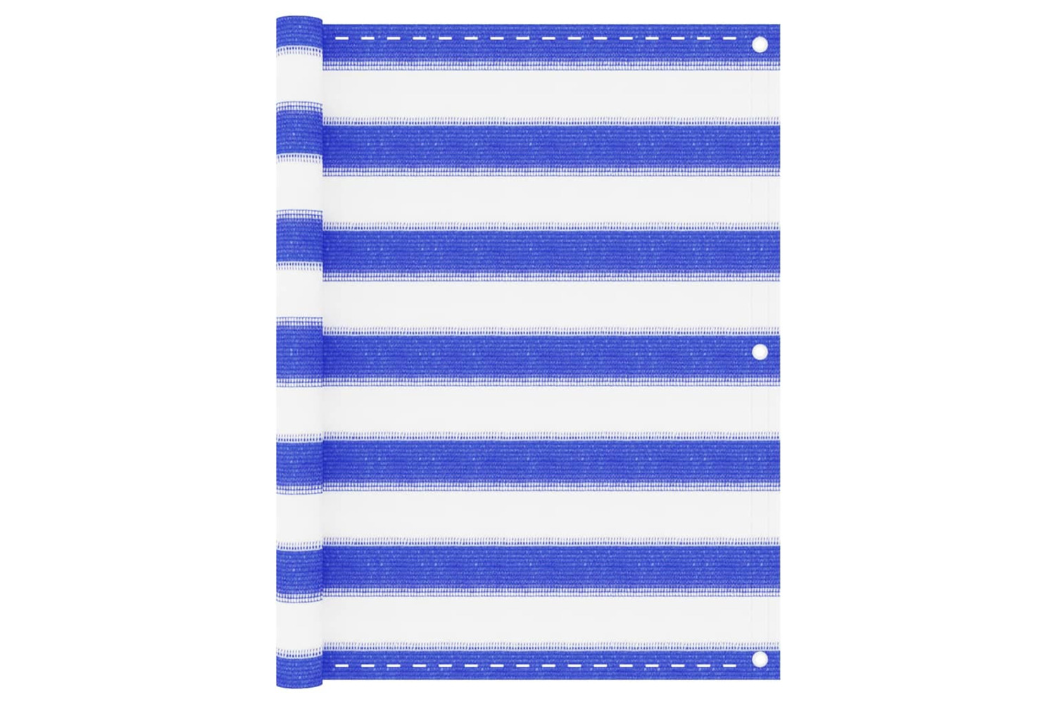 vidaXL 310887 Balcony Screen Blue And White 75x600cm Hdpe
