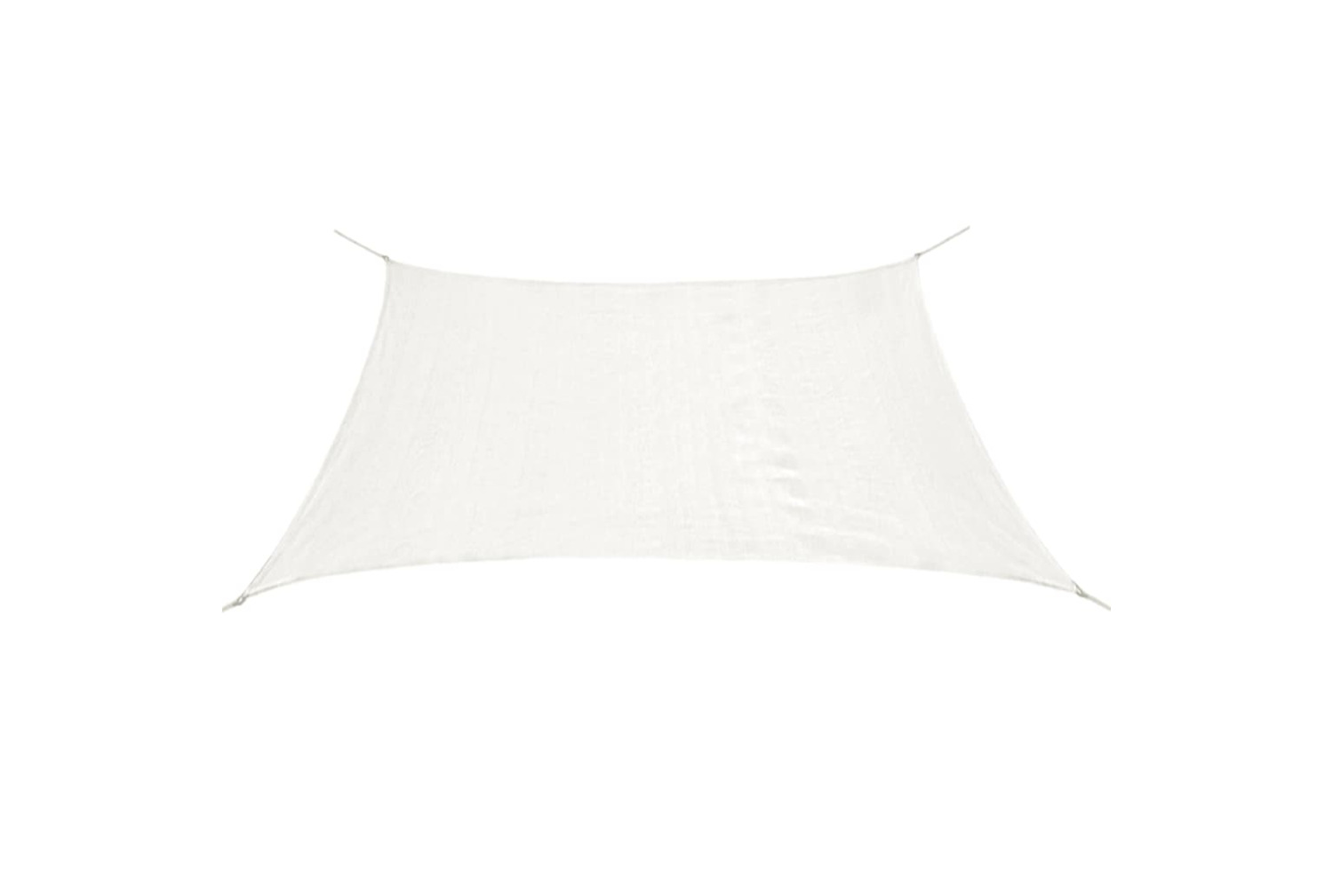 vidaXL 43014 Sunshade Sail Hdpe Square 2x2 M White