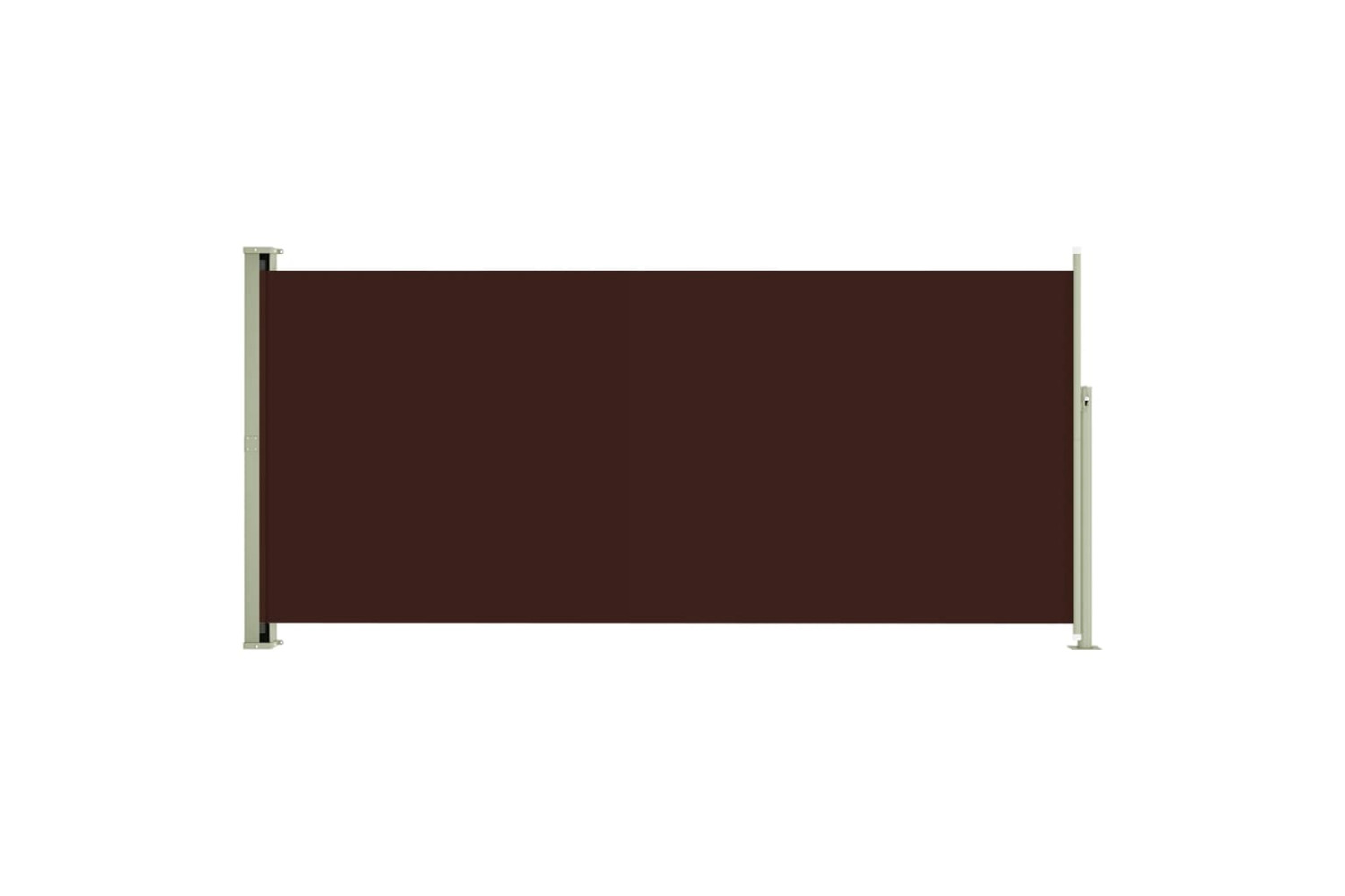 vidaXL 317835 Patio Retractable Side Awning 140x300cm Brown