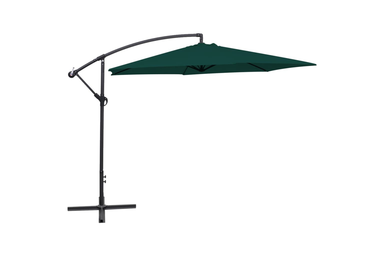 vidaXL 42200 Cantilever Umbrella 3 M Green