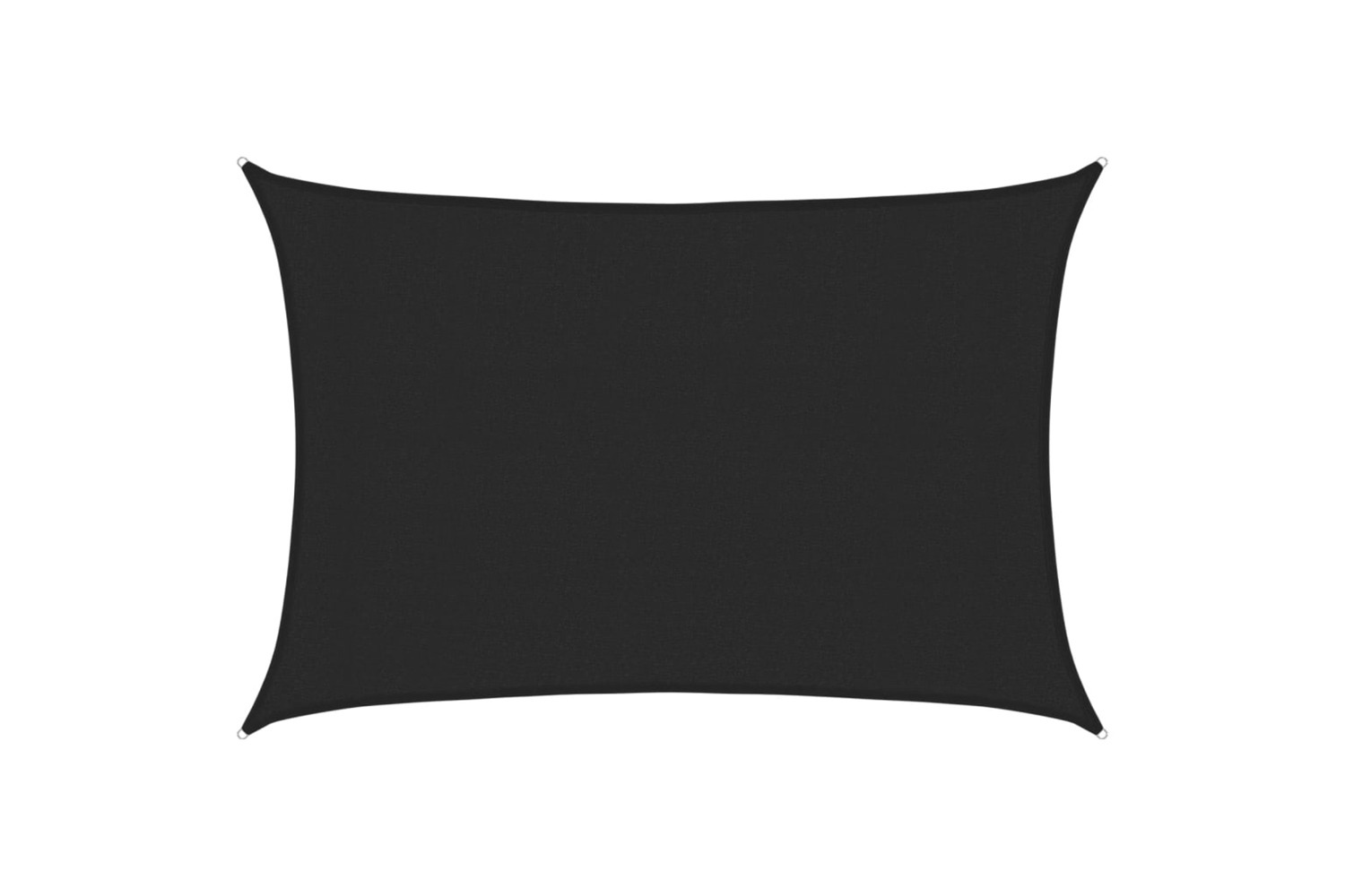 vidaXL 311733 Sunshade Sail 160 G/m² Black 3x4.5 M Hdpe