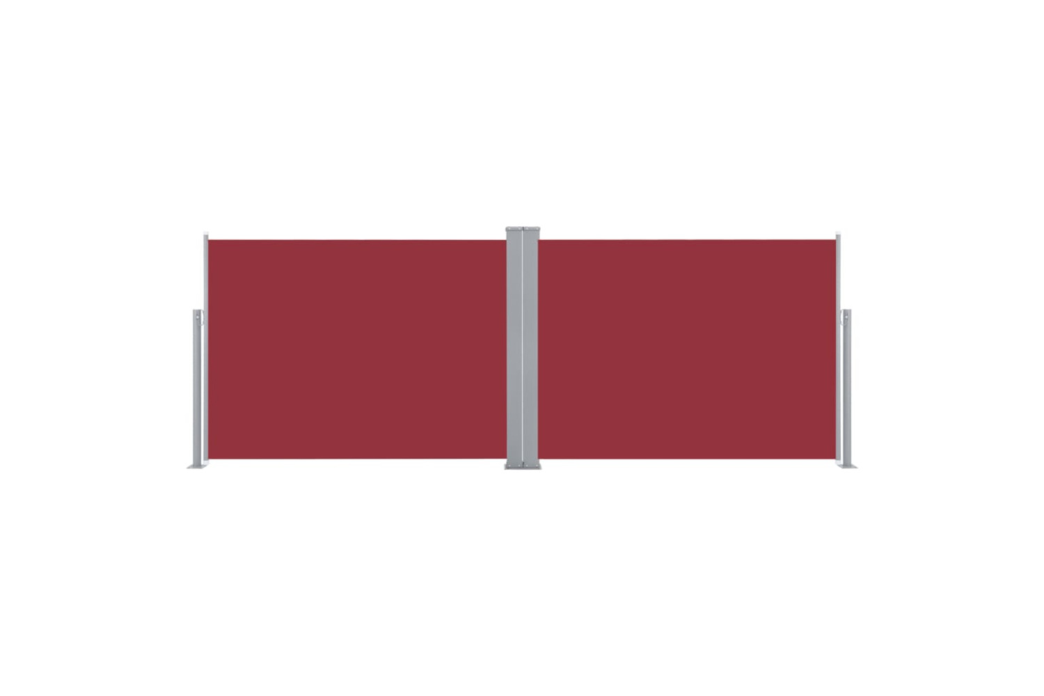 vidaXL 48477 Retractable Side Awning Red 100x1000cm