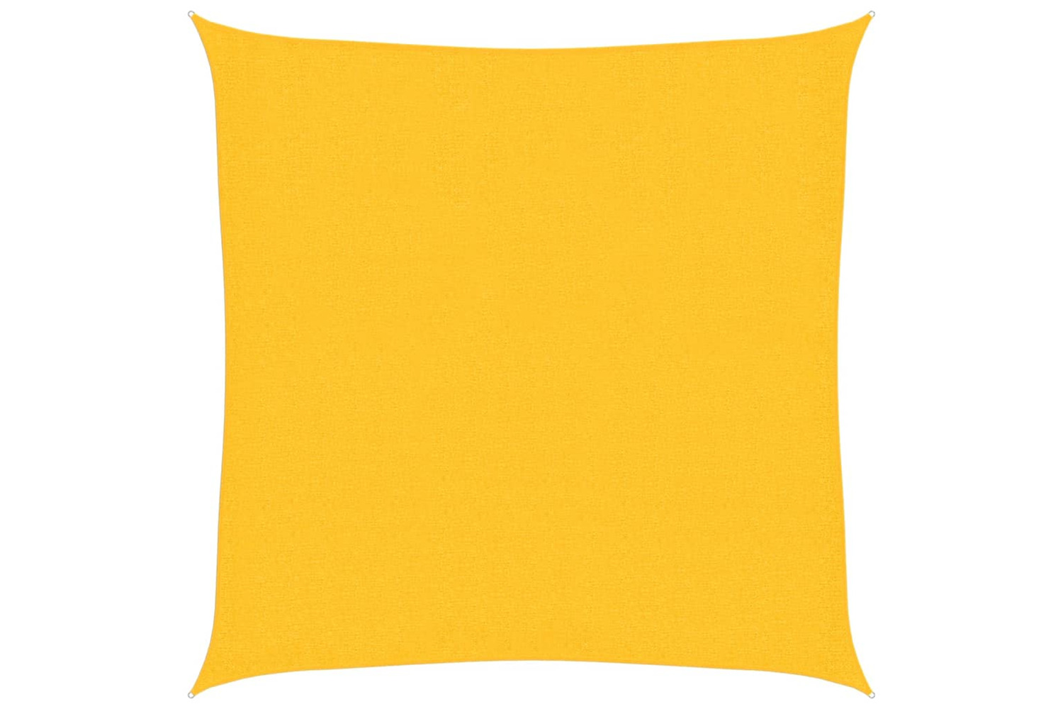 vidaXL 311548 Sunshade Sail 160 G/m² Yellow 2.5x2.5 M Hdpe