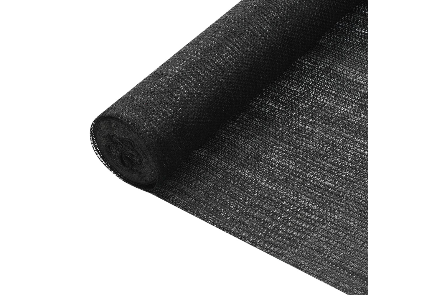 vidaXL 149333 Privacy Net Black 3.6x25 M Hdpe 75 G/m²