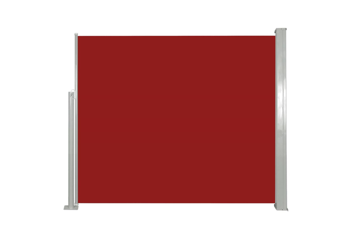 vidaXL 45362 Retractable Side Awning 120 X 300cm Red