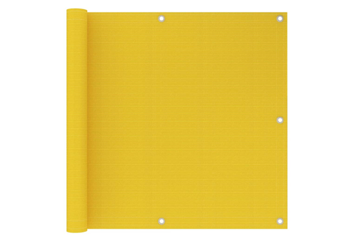 vidaXL 310998 Balcony Screen Yellow 90x500cm Hdpe