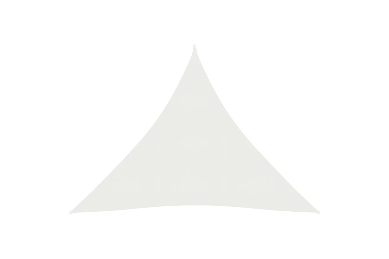 vidaXL 311267 Sunshade Sail 160 G/m² White 6x6x6 M Hdpe