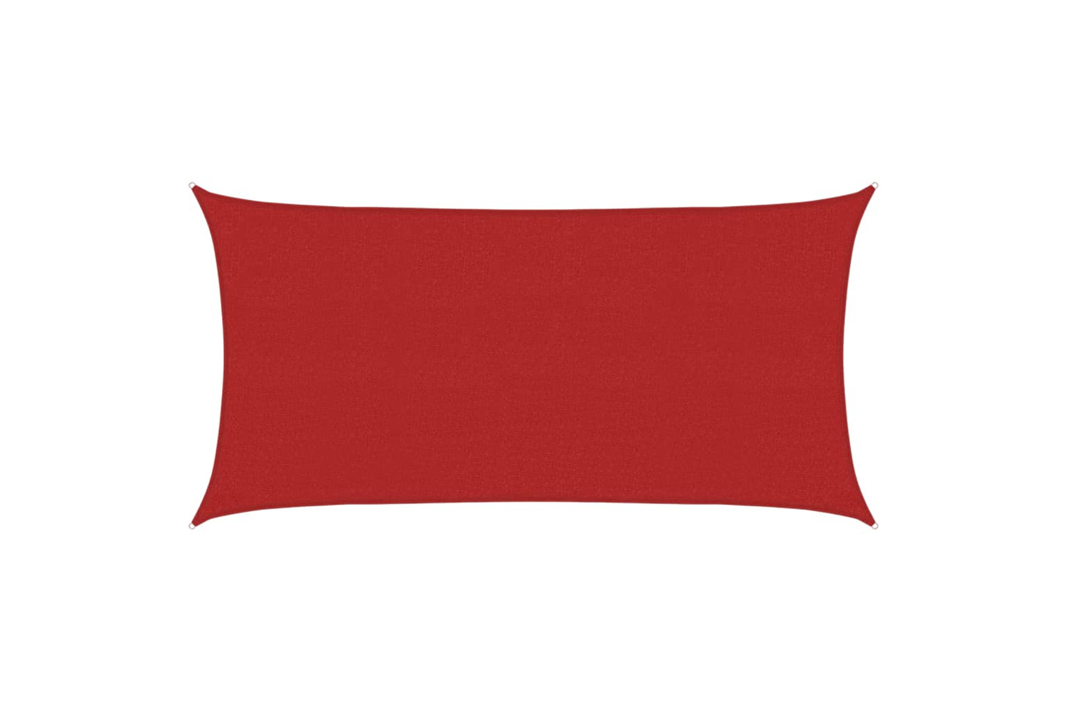 vidaXL 311614 Sunshade Sail 160 G/m² Red 2x4 M Hdpe