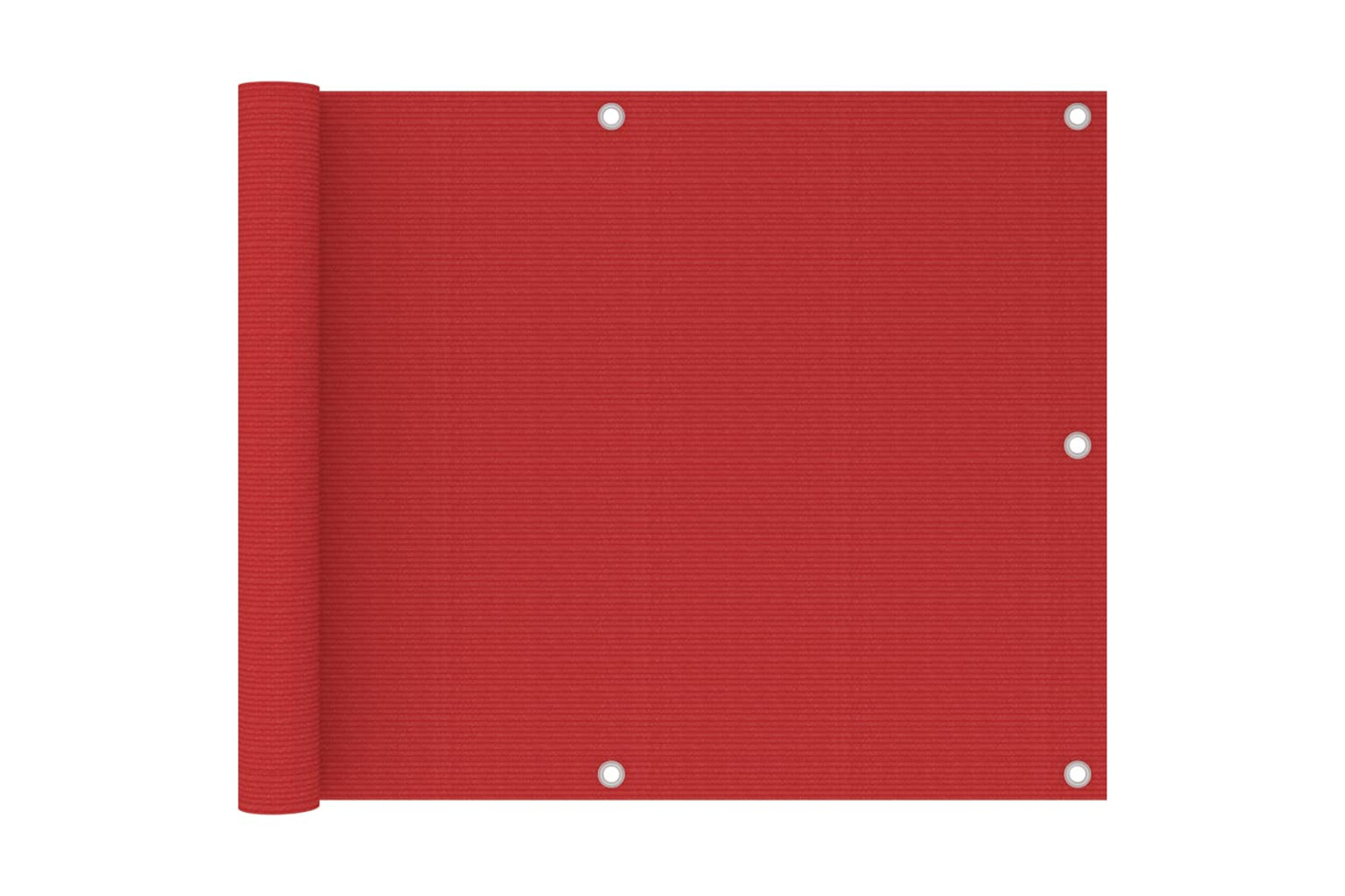 vidaXL 311006 Balcony Screen Red 75x500cm Hdpe