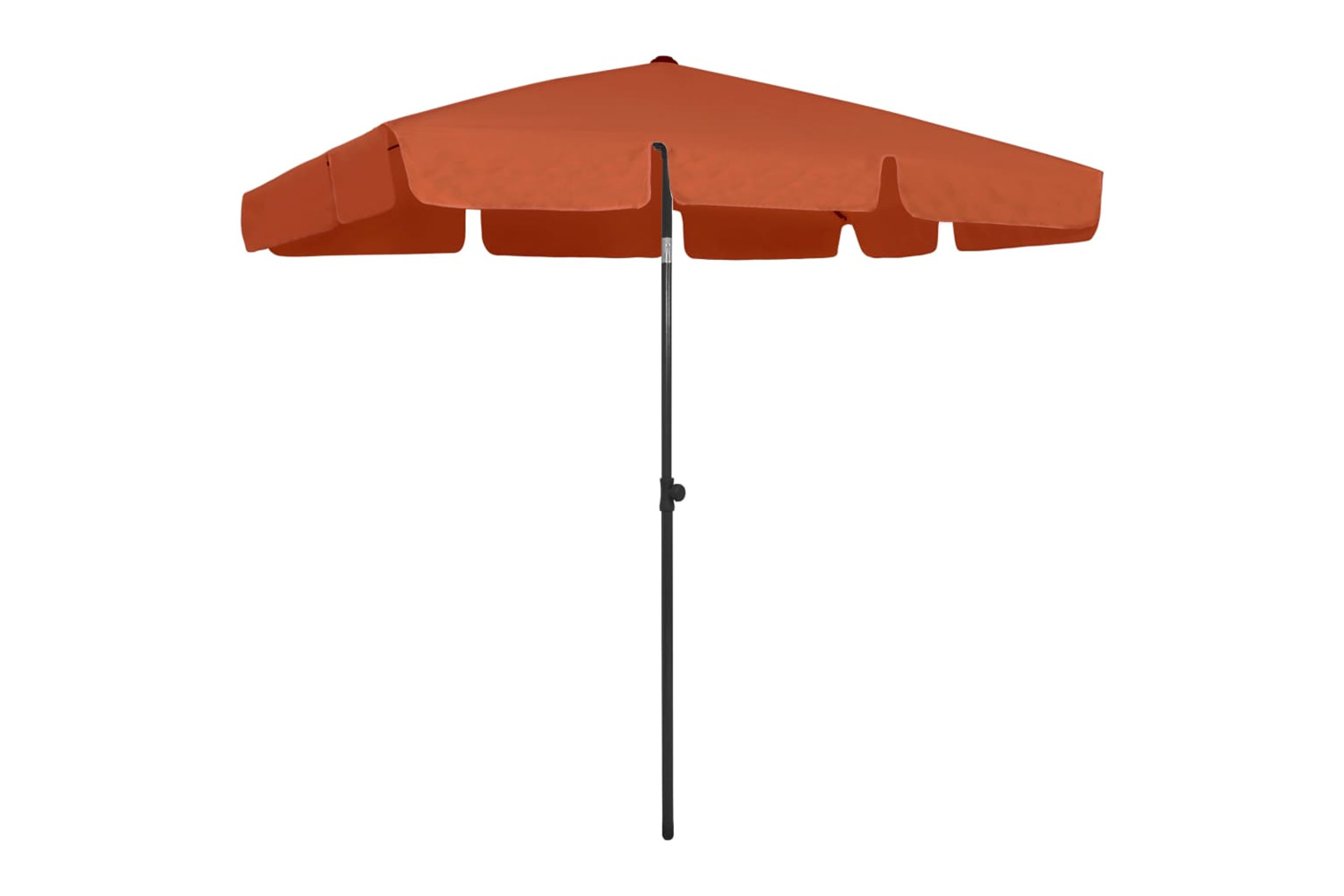 vidaXL 314732 Beach Umbrella Terracotta 200x125cm
