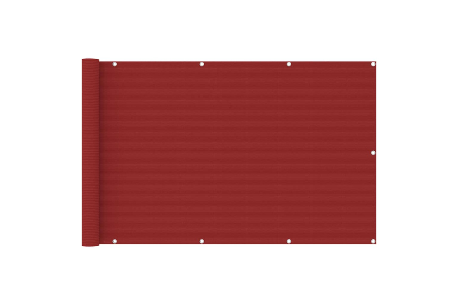 vidaXL 311015 Balcony Screen Red 120x600cm Hdpe