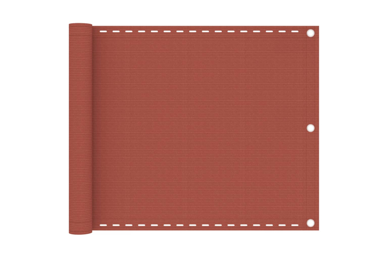 vidaXL 310945 Balcony Screen Terracotta 75x400cm Hdpe