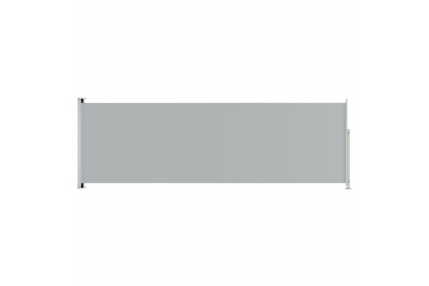 vidaXL 317974 Patio Retractable Side Awning 200x600cm Grey