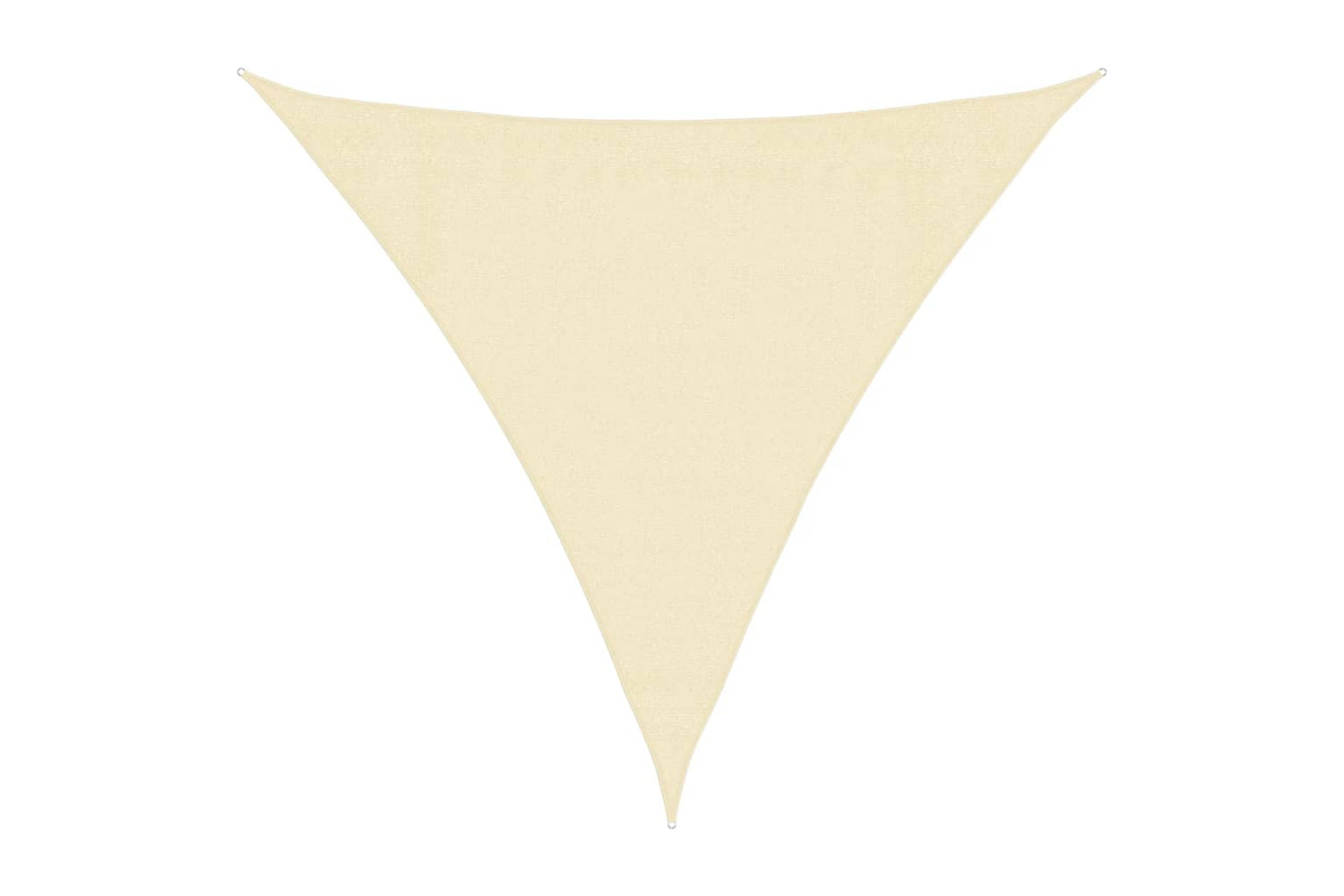vidaXL 42290 Sunshade Sail Hdpe Triangular 3.6x3.6x3.6 M Cream