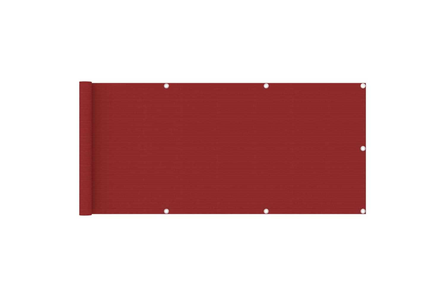 vidaXL 311005 Balcony Screen Red 75x400cm Hdpe