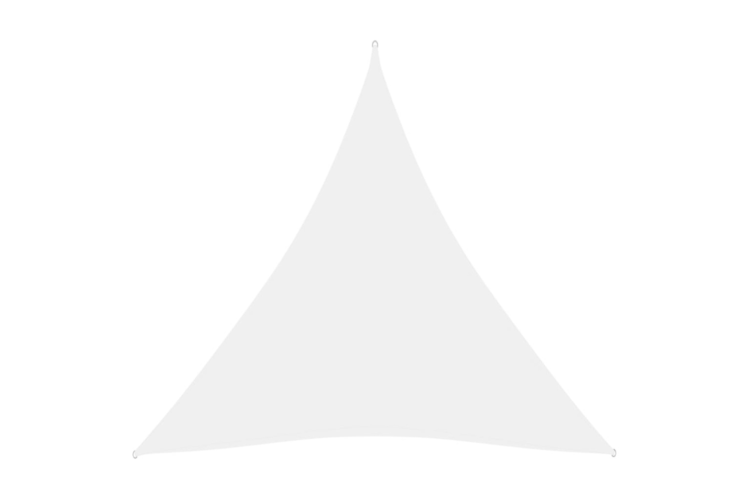 vidaXL 135281 Sunshade Sail Oxford Fabric Triangular 3.6x3.6x3.6 M White