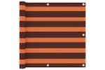 Vidaxl 134928 Balcony Screen Orange And Brown 90x300 Cm Oxford Fabric