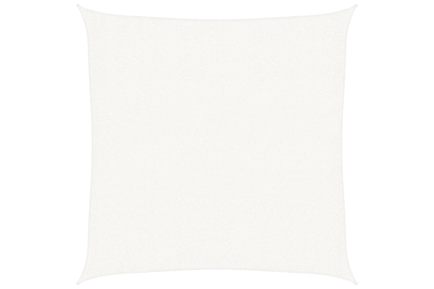vidaXL 43015 Sunshade Sail Hdpe Square 3.6x3.6 M White