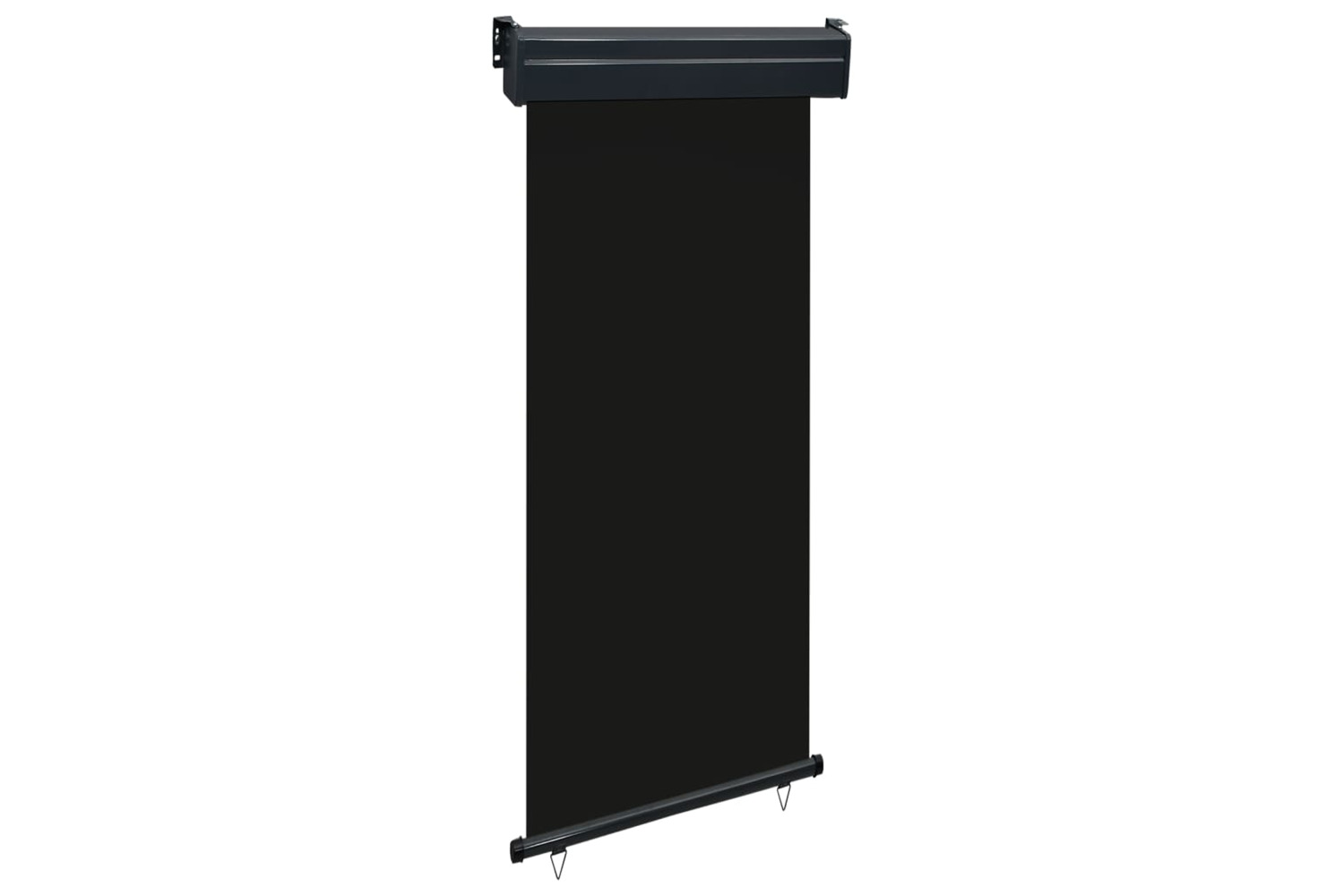 vidaXL Balcony Side Awning 85x250cm Black