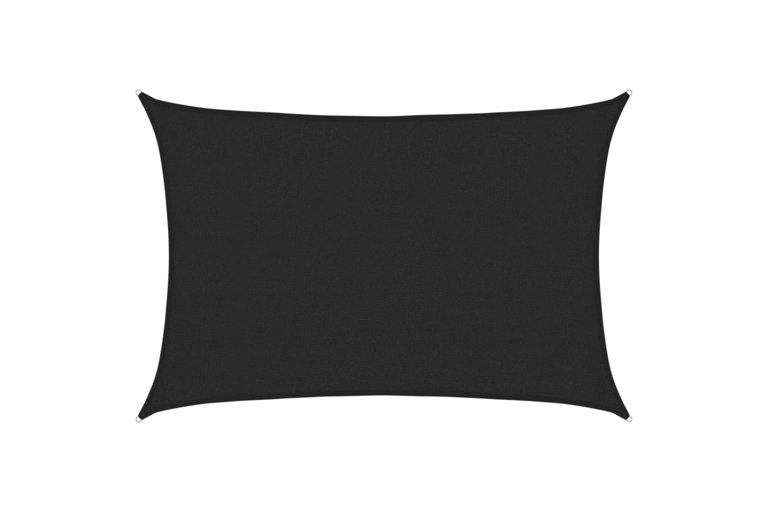 vidaXL 311728 Sunshade Sail 160 G/m² Black 2.5x3.5 M Hdpe