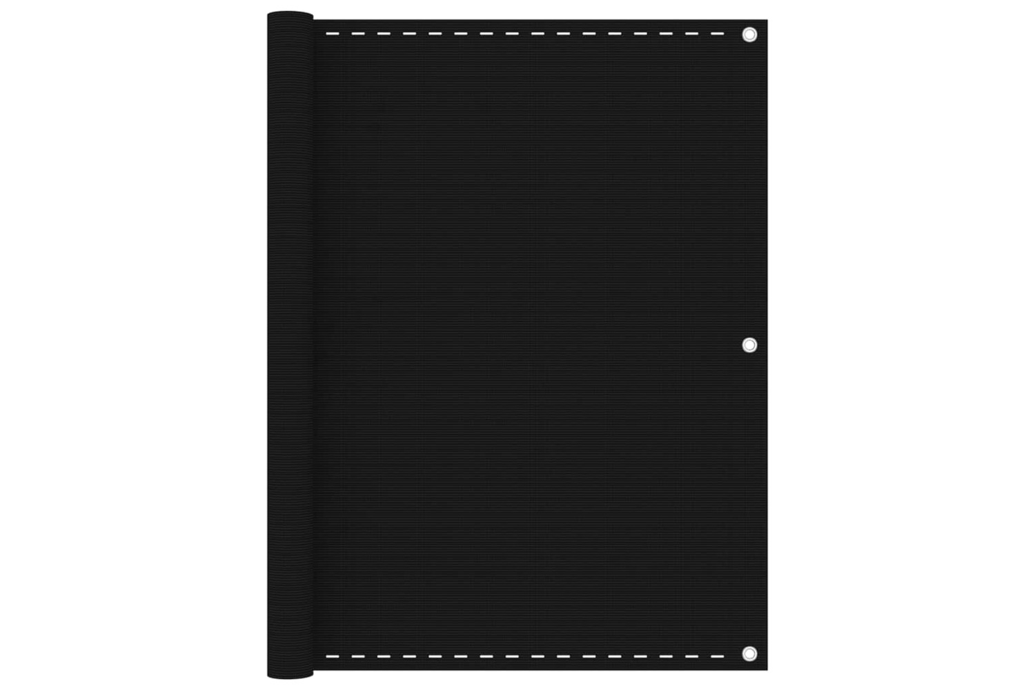 vidaXL 311037 Balcony Screen Black 120x400cm Hdpe