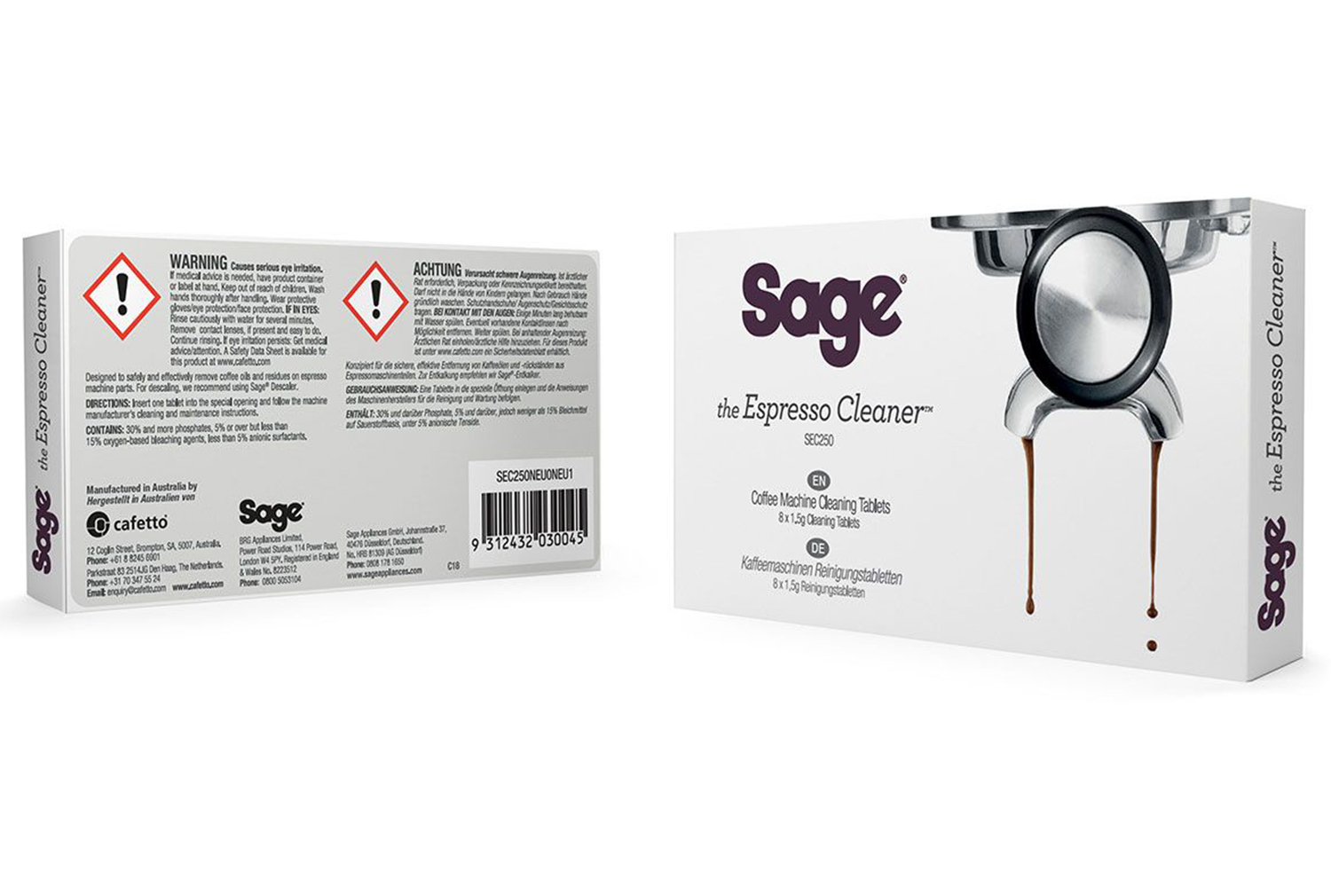 Sage Espresso Machine Cleaning Tablets 8 Pack Ireland