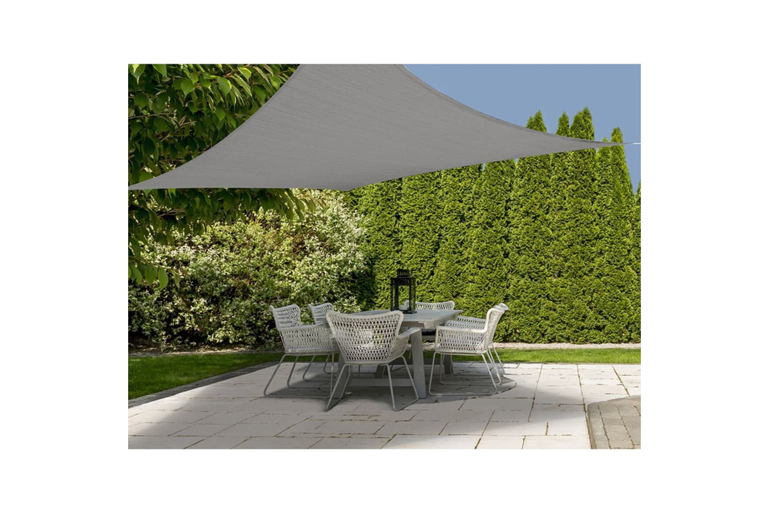 Progarden 436352 Shade Cloth 3x3 M Grey Square