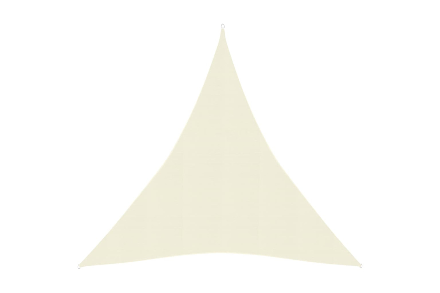 vidaXL 311200 Sunshade Sail 160 G/m² Cream 3x4x4 M Hdpe