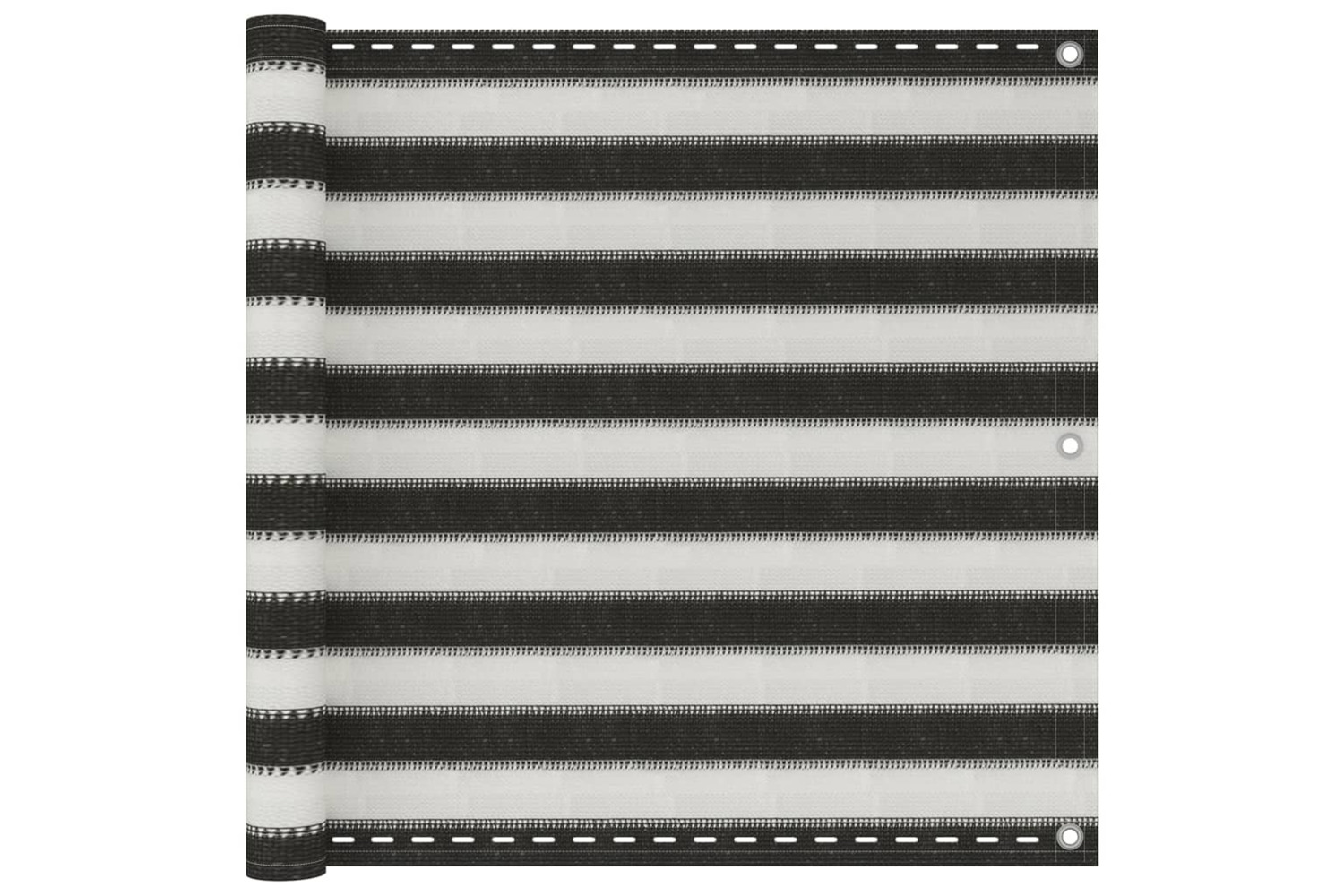 vidaXL 310854 Balcony Screen Hdpe 90x500cm Anthracite And White