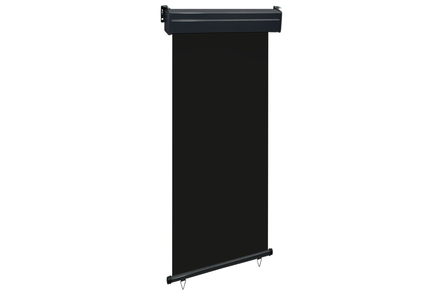 vidaXL Balcony Side Awning 105x250cm Black
