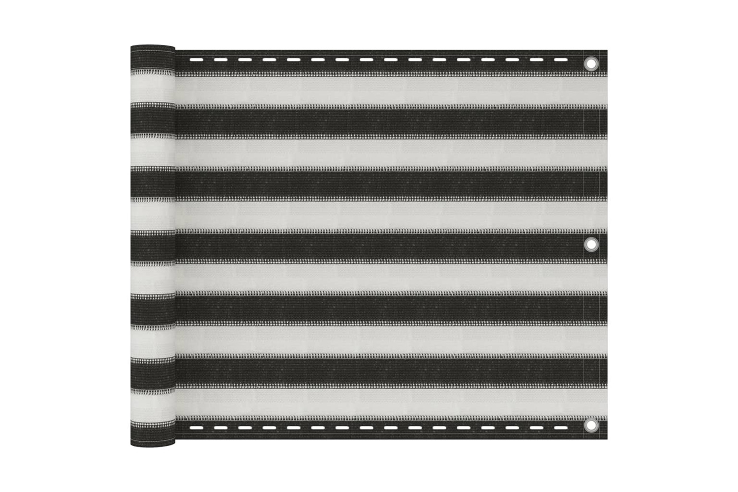 vidaXL 42316 Balcony Screen Hdpe 75x400cm Anthracite And White