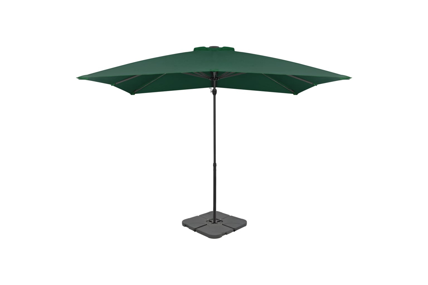 vidaXL 276328 Outdoor Umbrella With Portable Base Green