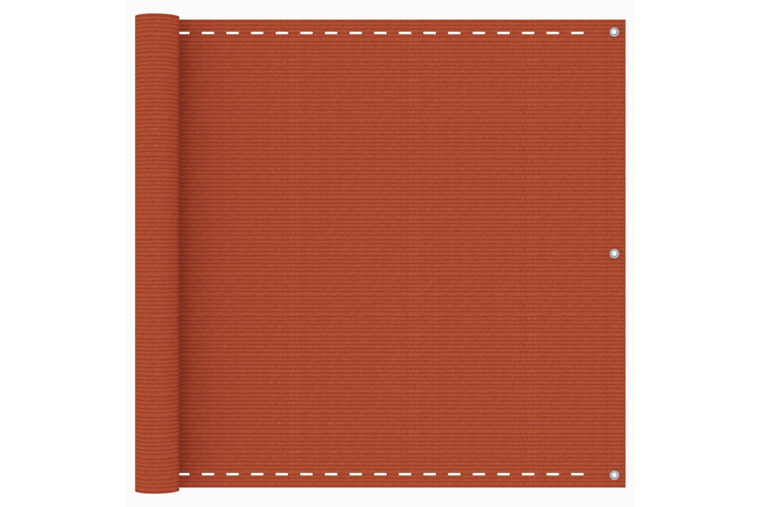 vidaXL 311021 Balcony Screen Orange 90x400cm Hdpe