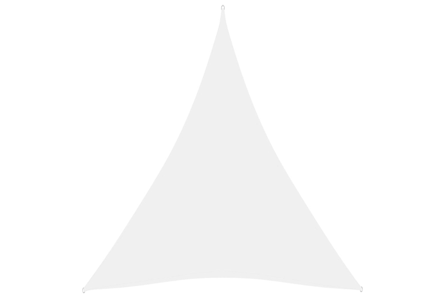 vidaXL 135291 Sunshade Sail Oxford Fabric Triangular 5x6x6 M White
