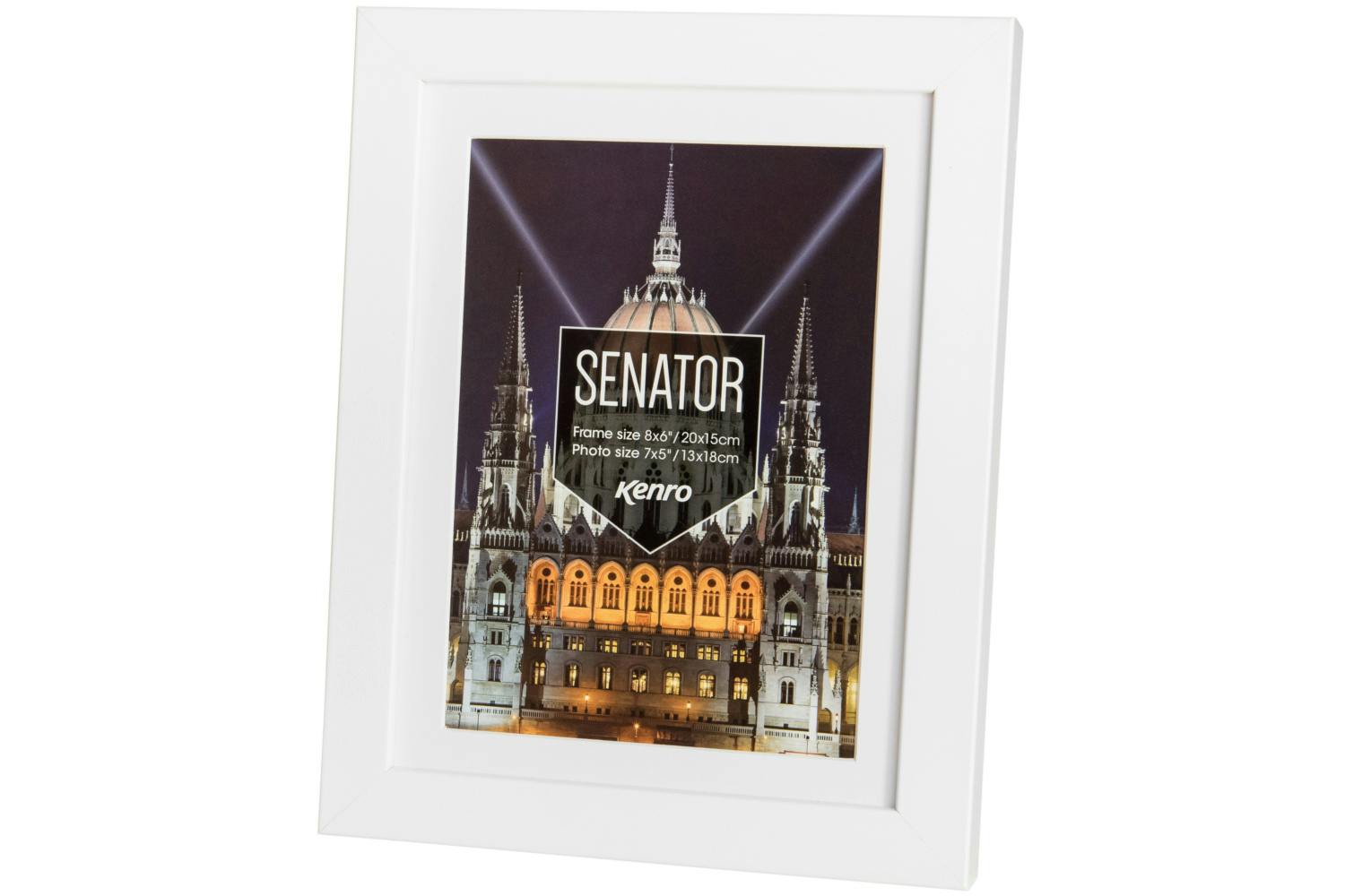 Senator 6x4/7x5" Photo Frame | White