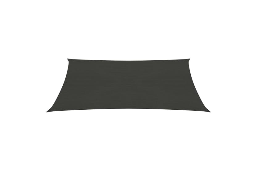 Vidaxl 311068 Sunshade Sail 160 G/mâ² Anthracite 2.5x3.5 M Hdpe