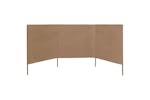 Vidaxl 47151 3-panel Wind Screen Fabric 400x160 Cm Taupe