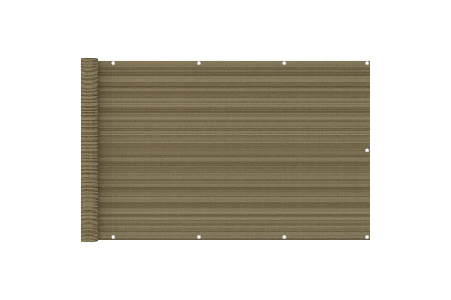 vidaXL 310965 Balcony Screen Taupe 120x400cm Hdpe