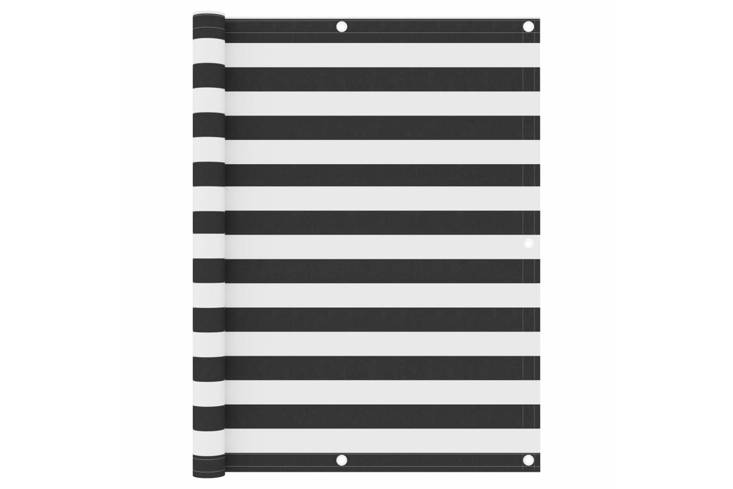 vidaXL 134886 Balcony Screen Anthracite And White 120x500cm Oxford Fabric