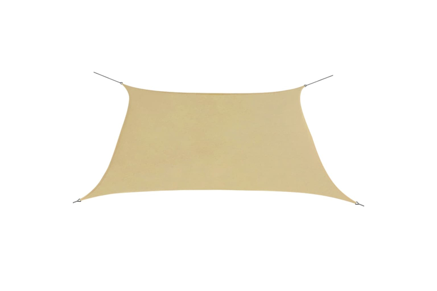 vidaXL 42292 Sunshade Sail Oxford Fabric Square 3.6x3.6 M Beige
