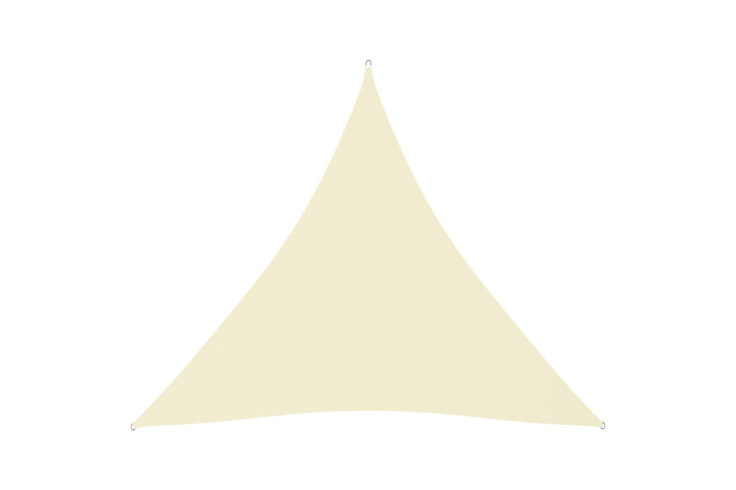 vidaXL 135233 Sunshade Sail Oxford Fabric Triangular 4.5x4.5x4.5 M Cream