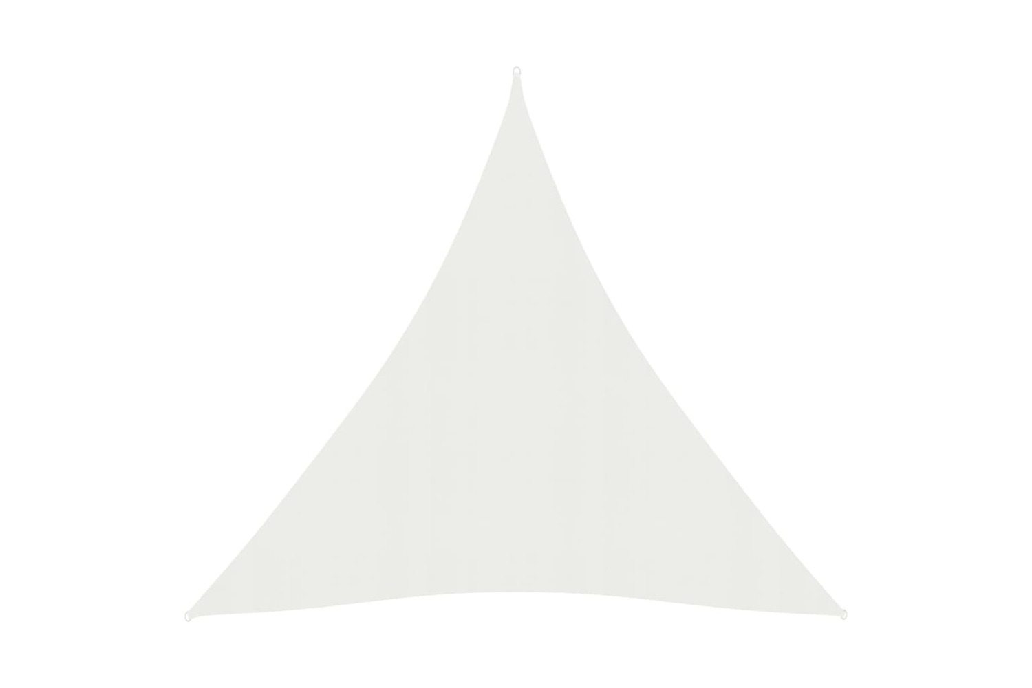 vidaXL 311263 Sunshade Sail 160 G/m² White 5x6x6 M Hdpe