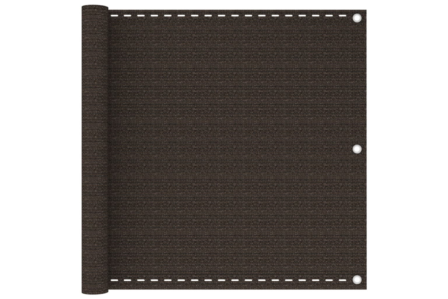 vidaXL 311045 Balcony Screen Brown 90x400cm Hdpe