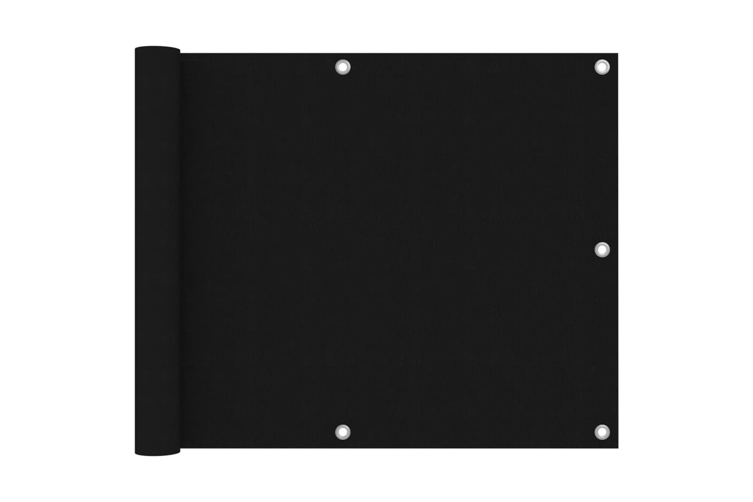 vidaXL 135059 Balcony Screen Black 75x600cm Oxford Fabric